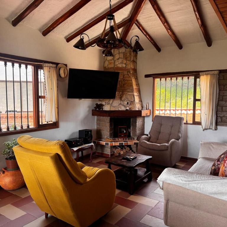 Cabaña rustica en Paipa con chimenea - Deluxe Villa - 14