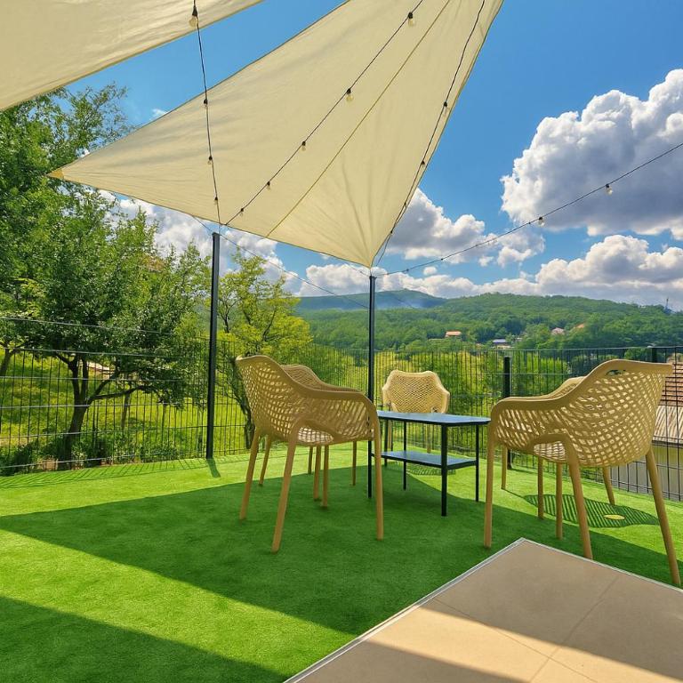 Modern House near Sarajevo with Terrace & Free Parking - Two-Bedroom Apartment with Balcony and Terrace - 5