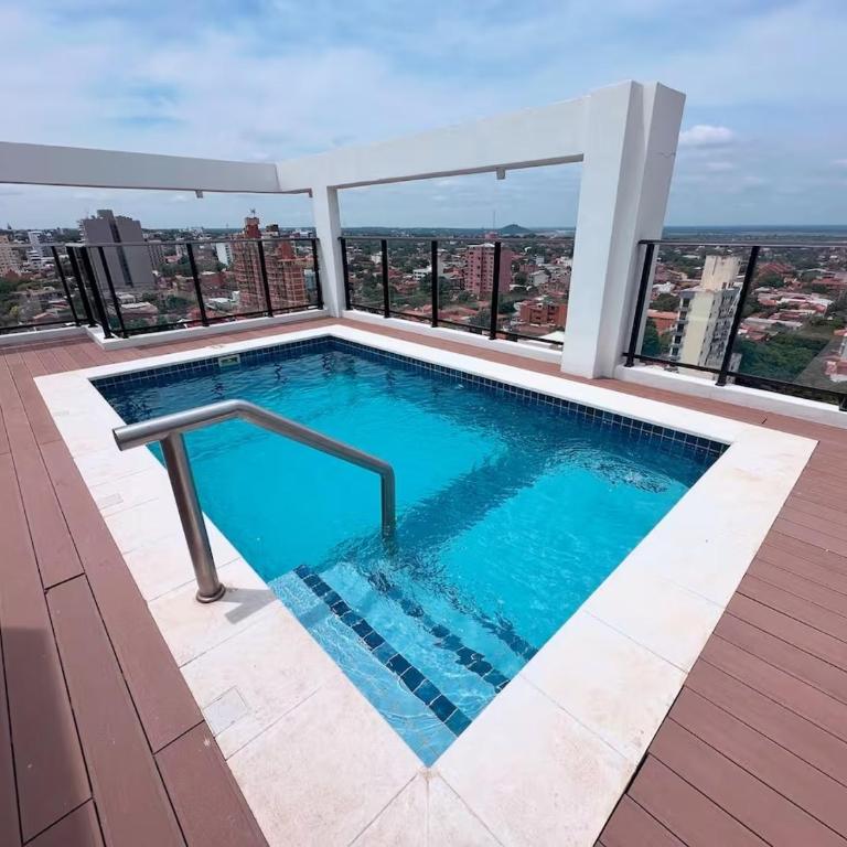 Apartmento con piscina y gimnasio en Asunción - One-Bedroom Apartment - 18