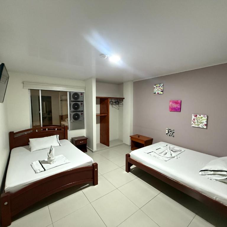 HOTEL VILLAREAL VILLAVICENCiO - Habitación Doble - 2 camas - 2