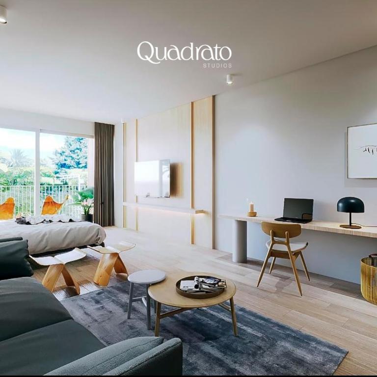 NEW Studio 38 mt in Laureles, AC, Jacuzzis, 1 Queen Bed & 1 sofabed - One-Bedroom Apartment - 1