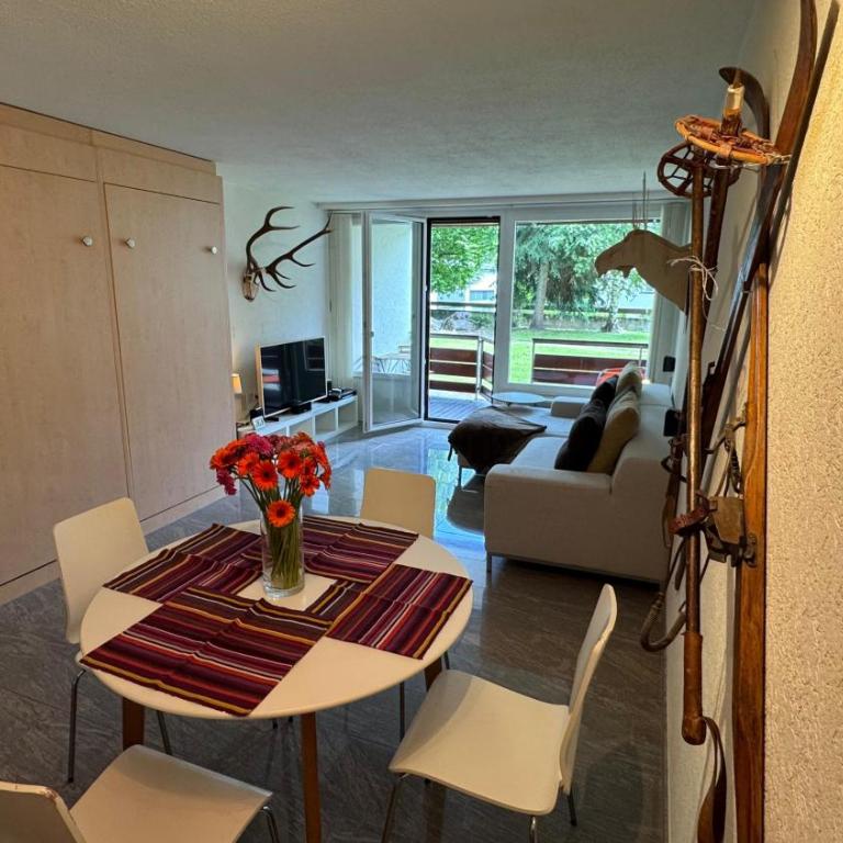 Stylish Alpine Studio in Davos, Wifi & Netflix - Apartment mit 1 Schlafzimmer - 9