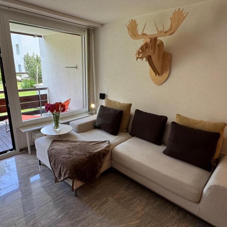 Stylish Alpine Studio in Davos, Wifi & Netflix - Apartment mit 1 Schlafzimmer - 5