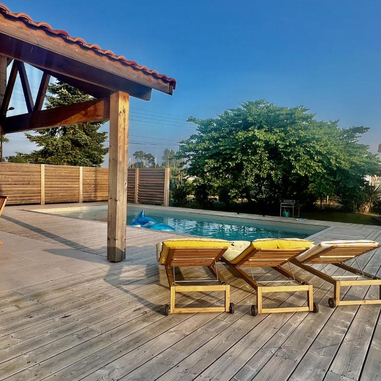 Belle Villa Terra Mare classée 4 étoiles entre océan et bassin - Villa avec Piscine Privée - 78