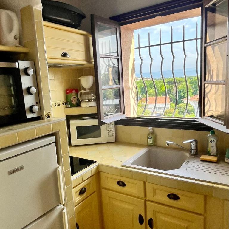 St Aygulf - Studio Piscine Clim Vélos Wifi - Apartment mit 1 Schlafzimmer - 14