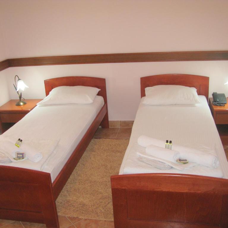 Garni Hotel Koral - Dvokrevetna Soba sa Zasebnim Krevetima, Balkonom i Pogledom na Grad - 7