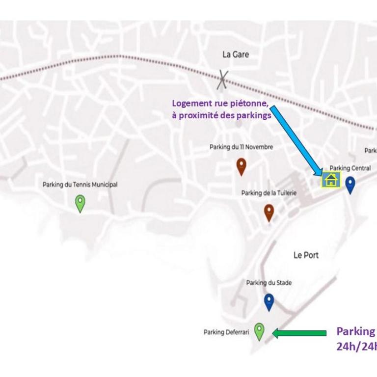 Cocon lumineux à Bandol à deux pas de la plage et de la gare - Estudio con vistas al jardín - 14