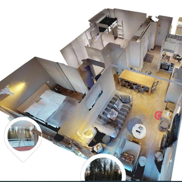 Appart 8 Personnes avec Salon Neuf et Parking Couvert Le Thuria - Three-Bedroom Apartment - 18