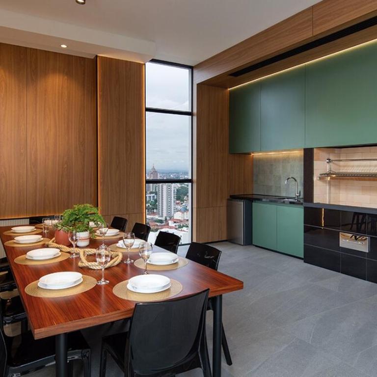 Hermoso depto a estrenar,piscina,sauna,áreas verdes - Apartamento de 1 dormitorio - 40