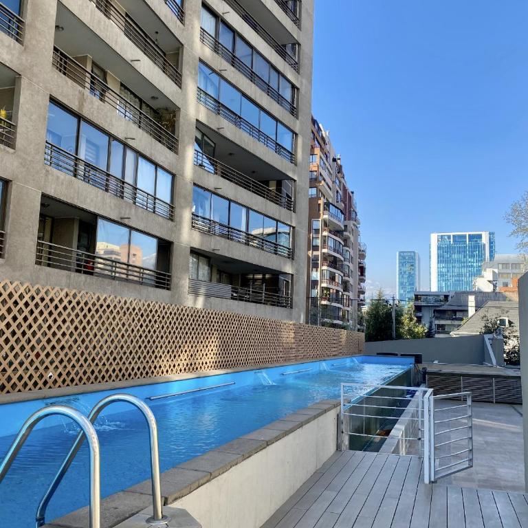 Studio Las Condes, Aire acondicionado, Gym, Piscina - Apartamento de 1 dormitorio - 9