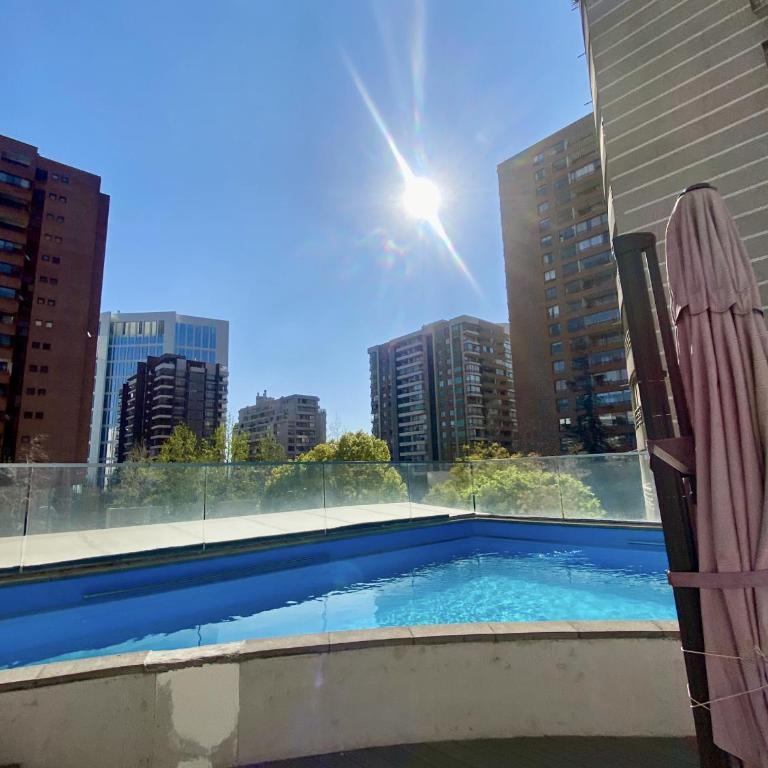 Studio Las Condes, Aire acondicionado, Gym, Piscina - Apartamento de 1 dormitorio - 16