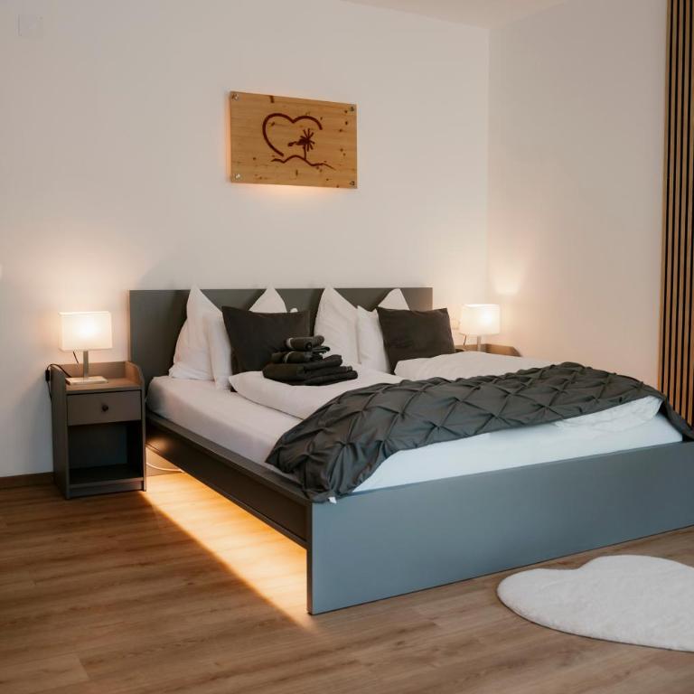 CLAUS RESCH APPARTEMENTS - E-Bike, Wandern, Minigolf, Familie, Urlaub an der Weinstraße - Grande Chambre Double - 5
