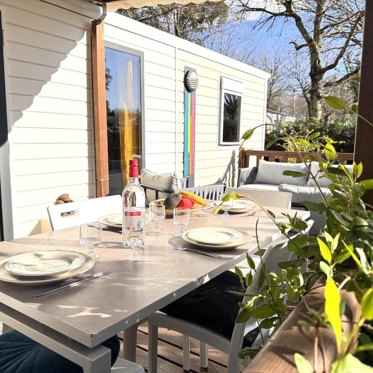 Sous les pins du Bassin - Mobile Home avec jardin - Casa con 2 Camere da Letto - 16