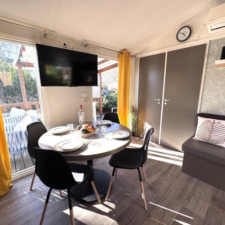 Sous les pins du Bassin - Mobile Home avec jardin - Casa con 2 Camere da Letto - 28