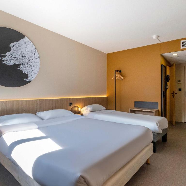 B&B HOTEL La Rochelle Centre Les Minimes - Chambre Triple (2 Adultes & 1 Enfant) - 8