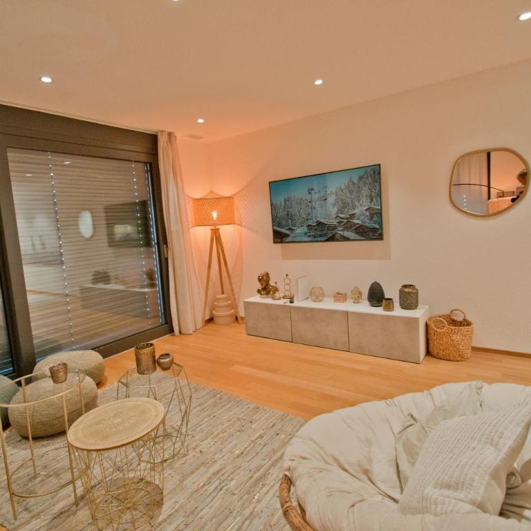 Chalet Sunnustrahl - One-Bedroom Apartment with Balcony and Mountain View - 8
