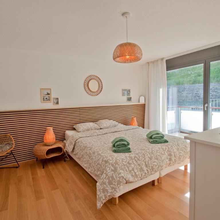 Chalet Sunnustrahl - One-Bedroom Apartment with Balcony and Mountain View - 12