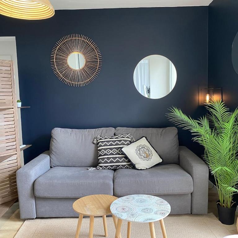 Bel appartement avec piscine et vue bateaux - Appartement 1 Chambre - 2