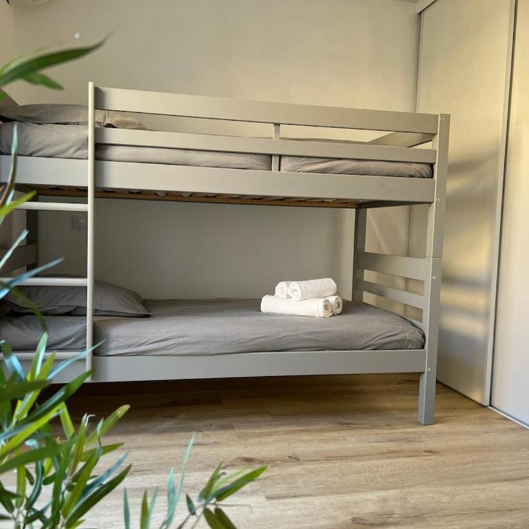 Bel appartement avec piscine et vue bateaux - Appartement 1 Chambre - 8