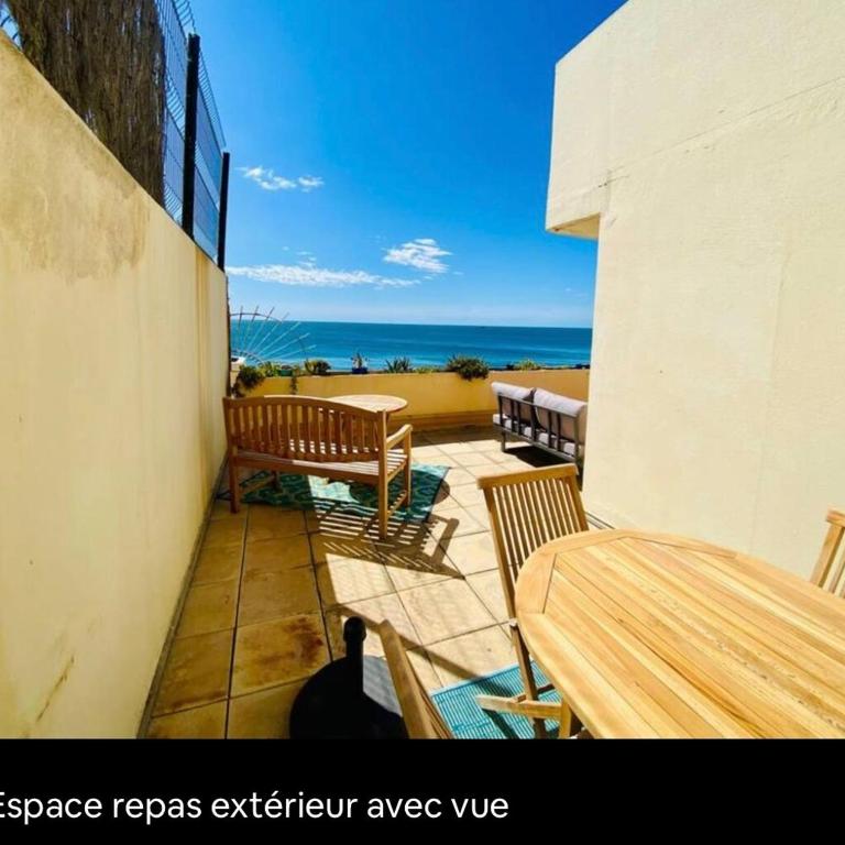 T3 bohème vue imprenable sur la Crique - Wifi - Vue mer et plage - Apartment mit 2 Schlafzimmern - 13