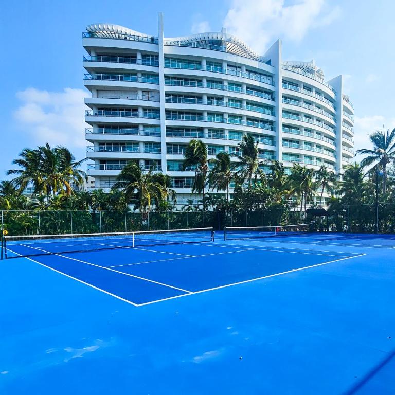 Departamento Mayan Lakes T6 - Albercas, club de playa, tenis, pádel y más - Apartamento de 3 dormitorios - 47