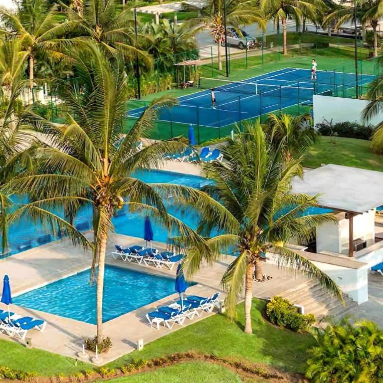 Departamento Mayan Lakes T6 - Albercas, club de playa, tenis, pádel y más - Apartamento de 3 dormitorios - 40