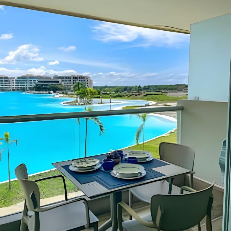 1 Alcoba Hermosa vista a la laguna + bote inflable - Apartamento de 1 dormitorio con vistas a la piscina - 6