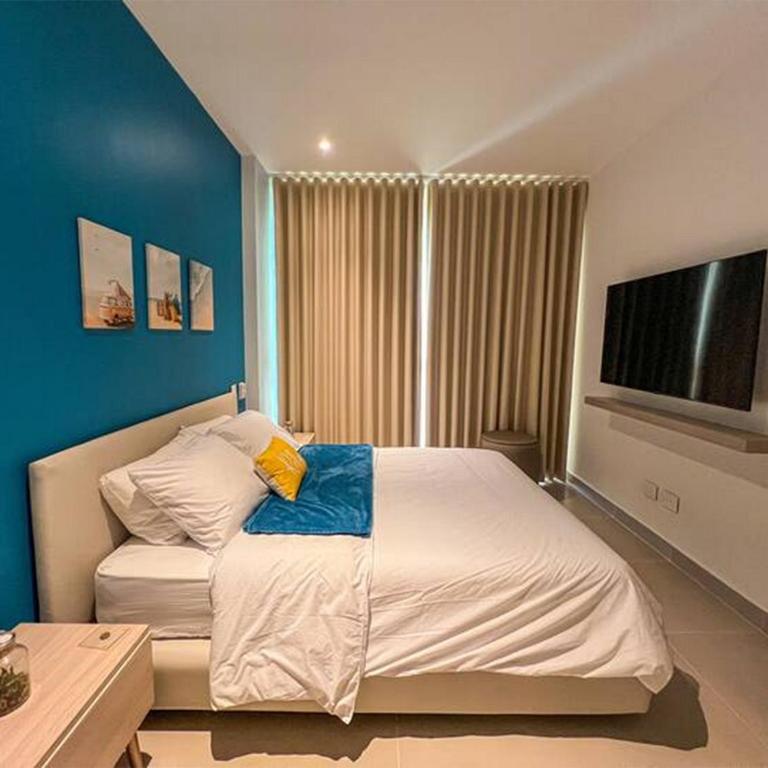 1 Alcoba Hermosa vista a la laguna + bote inflable - Apartamento de 1 dormitorio con vistas a la piscina - 10