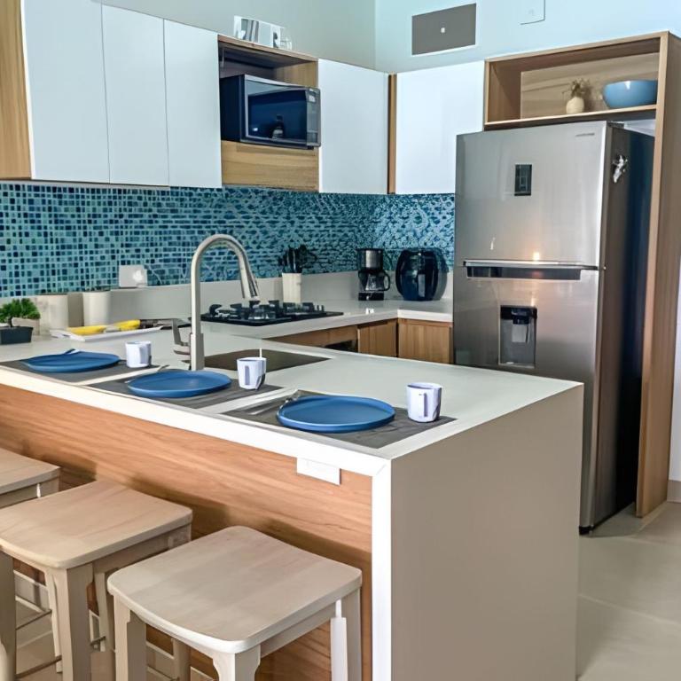 1 Alcoba Hermosa vista a la laguna + bote inflable - Apartamento de 1 dormitorio con vistas a la piscina - 17