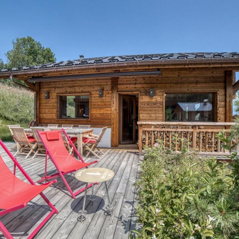 Chalet familial vue MontBlanc - Chalet Supérieur - 38