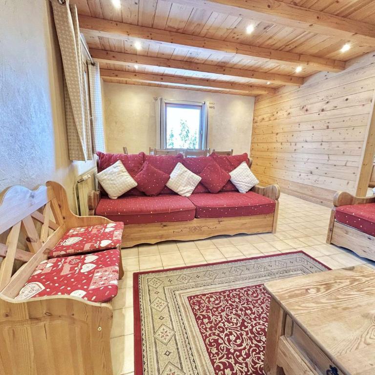Chalet indépendant avec spa, sauna et cheminée à Notre-Dame-de-Bellecombe - 10 pers - Chalet 3 Chambres - 7