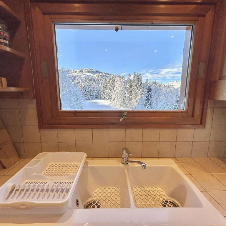 Chalet indépendant avec spa, sauna et cheminée à Notre-Dame-de-Bellecombe - 10 pers - Chalet 3 Chambres - 12