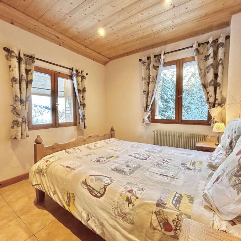 Chalet indépendant avec spa, sauna et cheminée à Notre-Dame-de-Bellecombe - 10 pers - Chalet 3 Chambres - 23