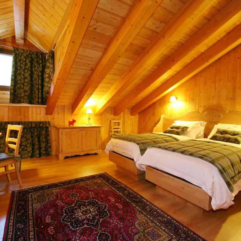 Hotel Boton D'Or & Wellness a La Thuile - Suite Familiare (2 Adulti + 1 Bambino) - Su 2 Livelli - 5