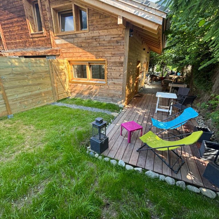 Face au MtBlanc avec jardin - Appartement 1 Chambre - 1