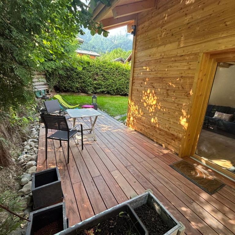 Face au MtBlanc avec jardin - Appartement 1 Chambre - 9