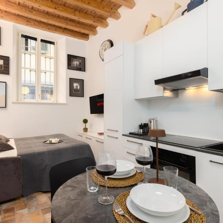 Città Alta Home - 5min from BGY Airport-AC-WiFi - Appartamento con 1 Camera da Letto - 2
