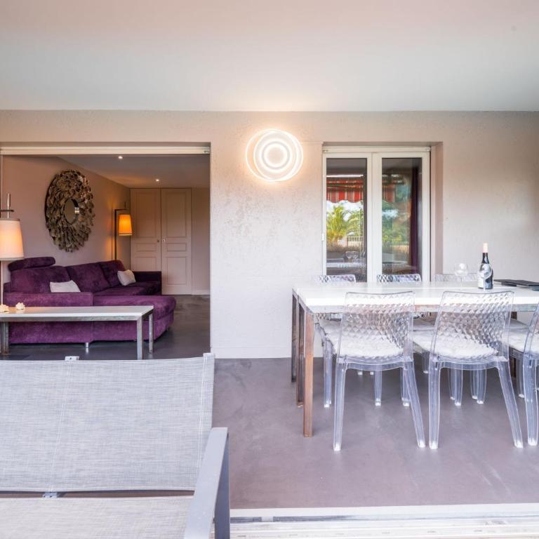 Cannes plage - avec terrasse, vue, mer, piscine, plage, garage - Apartment mit 2 Schlafzimmern - 10