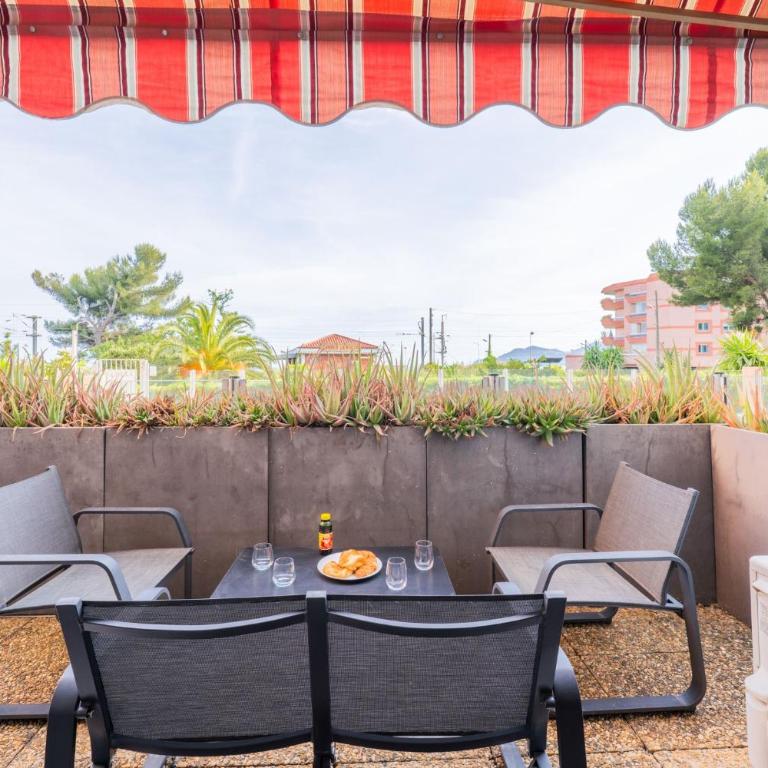 Cannes plage - avec terrasse, vue, mer, piscine, plage, garage - Apartment mit 2 Schlafzimmern - 18