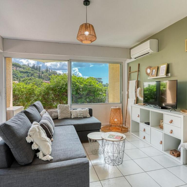 Appartement La Fossette , 4 personnes, 5mn de la plage, WIFI, climatisation, parking, terrasse sans vis-à-vis - Familienstudio - 13