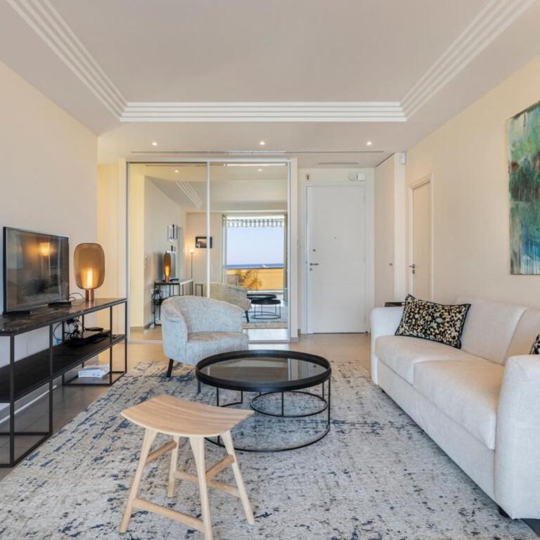 REF 1426 - Cannes Croisette - Sea view apartment for rent - Apartamento de 1 dormitorio - 5