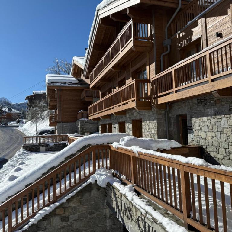 Appartement de luxe 4 adultes 2 enfants 3 chambres Méribel Mottaret location du samedi au samedi - Three-Bedroom Apartment - 12