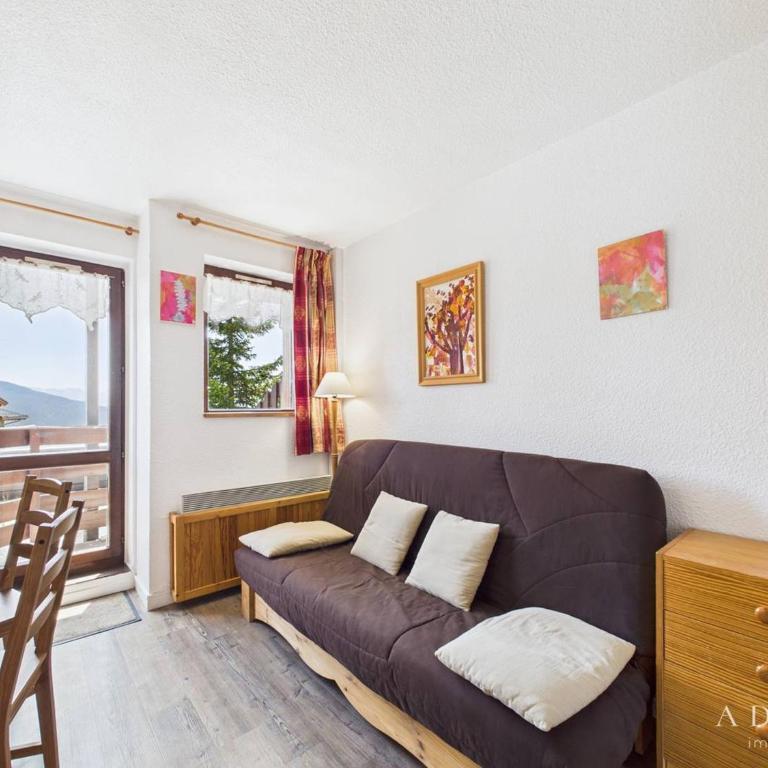 Studio cabine 4/5 pers, balcon exposé sud, à 50m des pistes, parking inclus - FR-1-398-513 - Studio - 6
