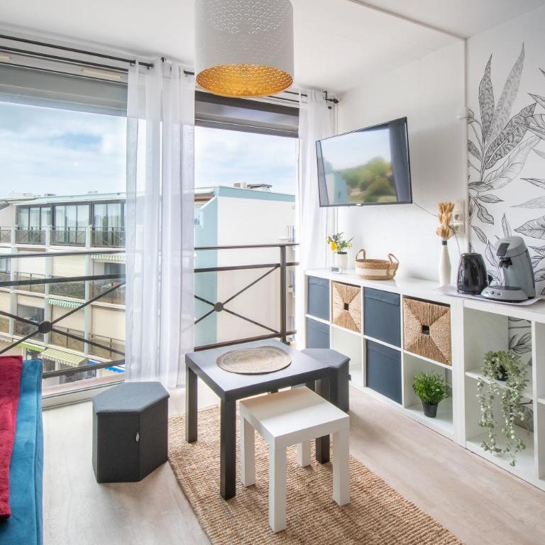 Studio cabine cosy Lagon Bleu Piscine, clim, parking, wifi inclus - Studio - 7