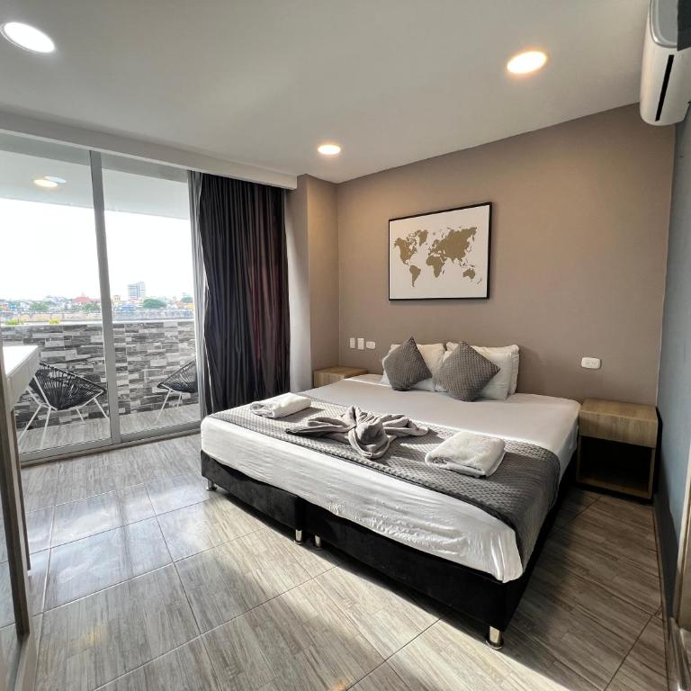 Suite con balcón cerca al centro Cartagena - One-Bedroom Apartment - 2