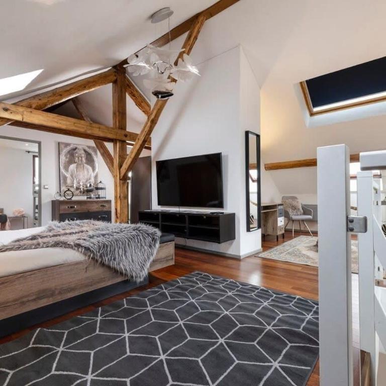 Penthouse Lyret by Pangea - Quiet - Parking - Jacuzzi - Apartment mit Blick auf die Berge - 16