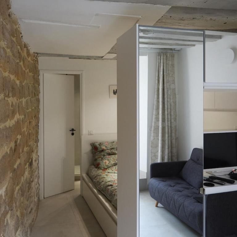 Studio jardin privé paris centre - Appartement 1 Chambre - 9