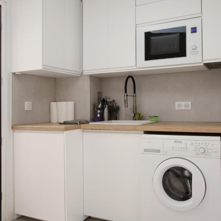 Studio jardin privé paris centre - Appartement 1 Chambre - 24
