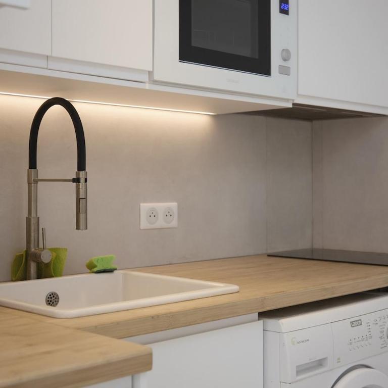 Studio jardin privé paris centre - Appartement 1 Chambre - 25