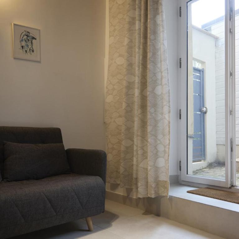 Studio jardin privé paris centre - Appartement 1 Chambre - 28